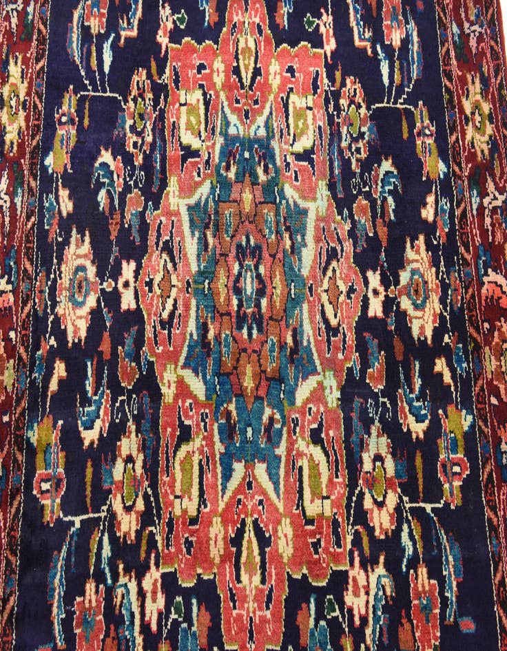 Detail image of 5' x 13' 2  Hand Knotted Koliaei Persian Wool Runner Rug