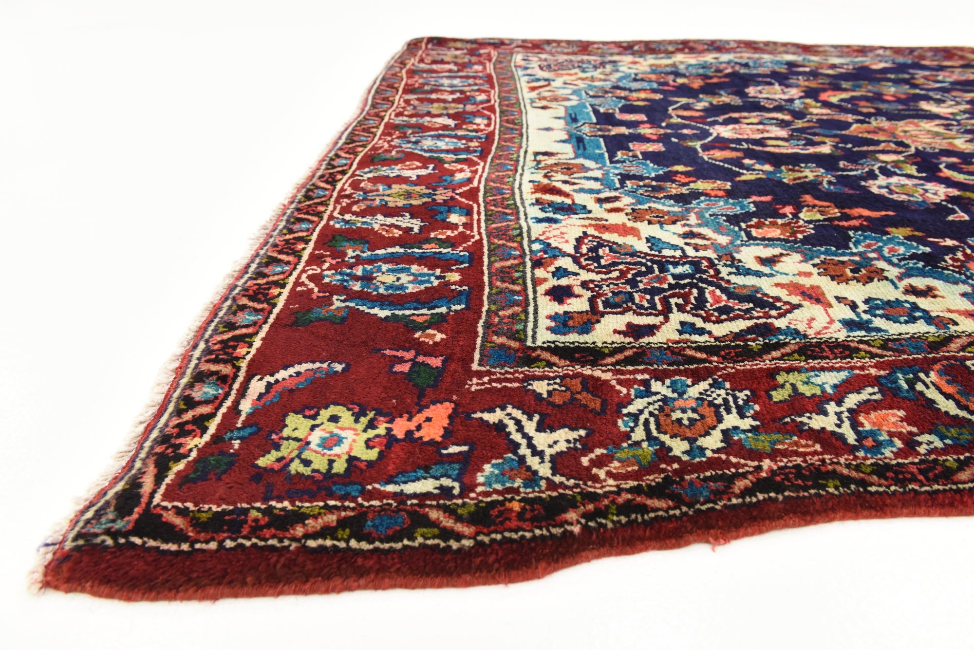 5' x 13' 2 Hand Knotted Koliaei Persian Wool Runner Rug