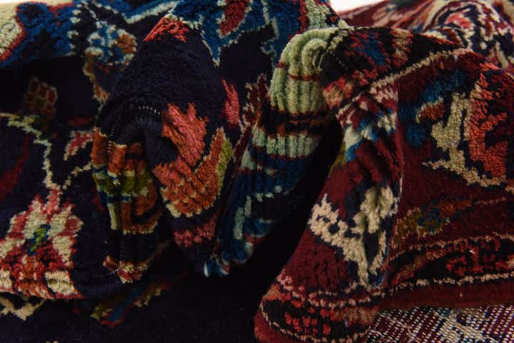 5' x 13' 2 Hand Knotted Koliaei Persian Wool Runner Rug