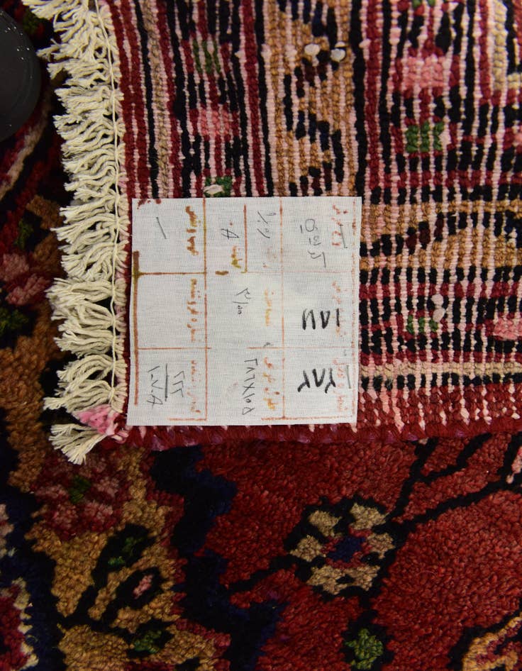 Detail image of 3' 5 x 9' 3  Hand Knotted Koliaei Persian Wool Runner Rug