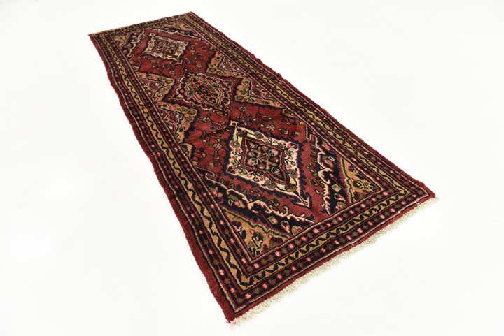 3' 5 x 9' 3 Hand Knotted Koliaei Persian Wool Runner Rug