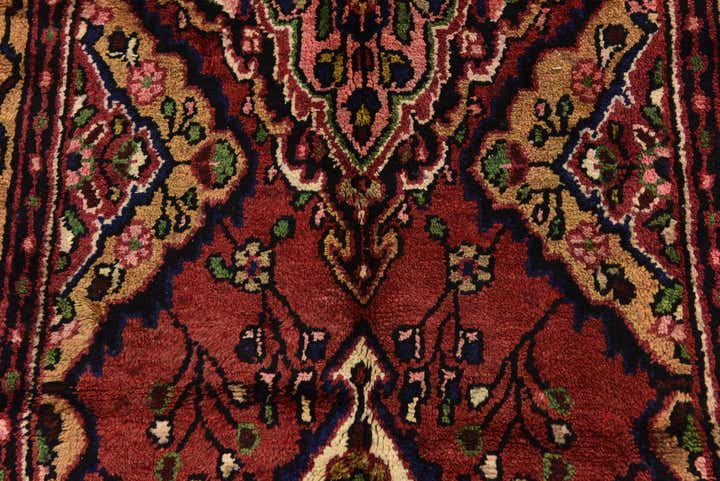 3' 5 x 9' 3 Hand Knotted Koliaei Persian Wool Runner Rug