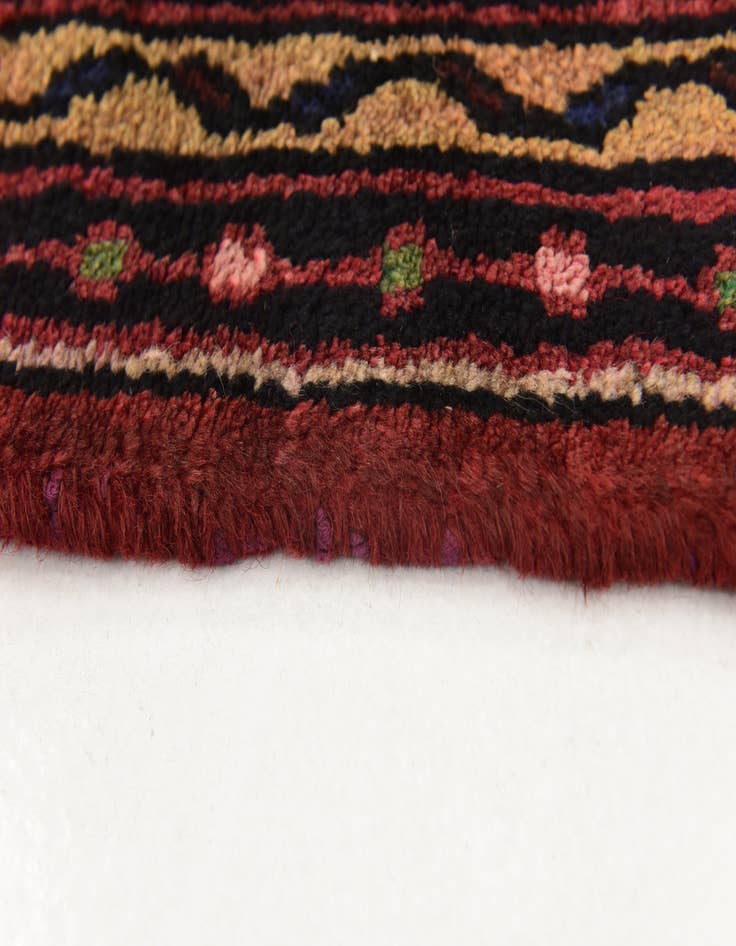 Detail image of 3' 5 x 9' 3  Hand Knotted Koliaei Persian Wool Runner Rug