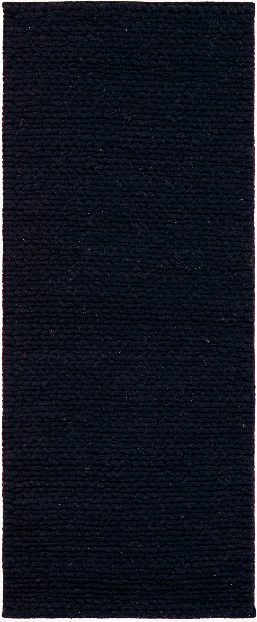 2' x 5' 1  Hand Woven Lana New Zealand Wool Runner Rug