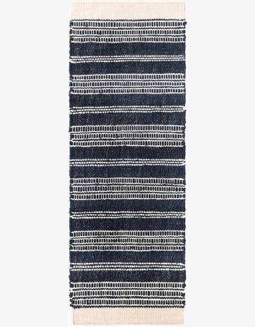2' x 6' 1 Hand Woven Lariat Runner Rug