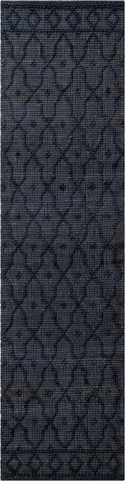 Detailansicht von 60cm x 245cm Handgewebt Larsa Jute Läufer Teppich