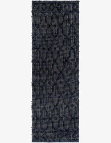 2' x 6' 1 Hand Woven Larsa Jute Runner Rug