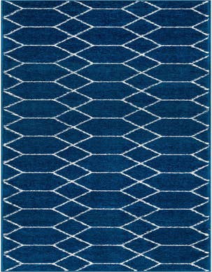 Detail image of 2' x 13' Lattice Frieze Runner Rug