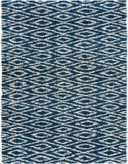 Detail image of 3' 3 x 16' 5 Lattice Shag Runner Rug