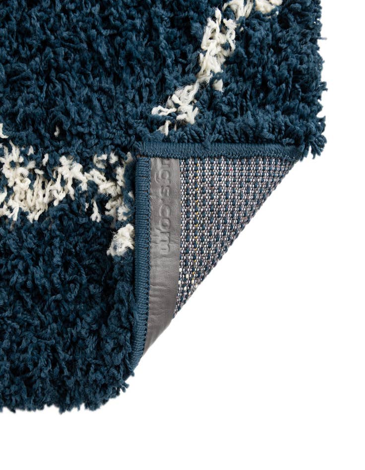 Detail image of 60cm x 213cm Trellis Shag Runner Rug