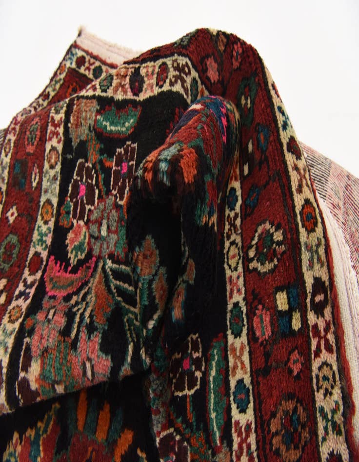 Detail image of 3' 7 x 10' Hand Knotted Liliyan Persian Wool Runner Rug