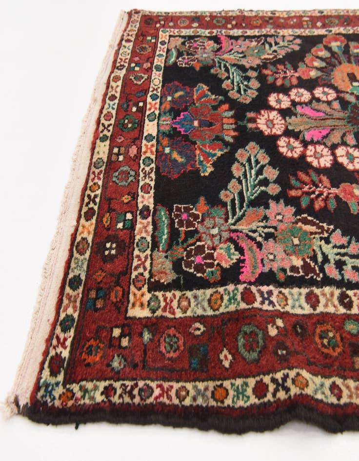 Detail image of 3' 7 x 10' Hand Knotted Liliyan Persian Wool Runner Rug