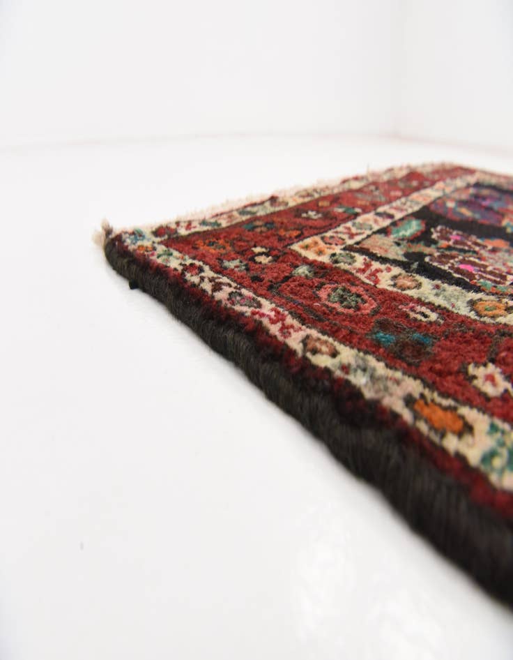 Detail image of 3' 7 x 10' Hand Knotted Liliyan Persian Wool Runner Rug