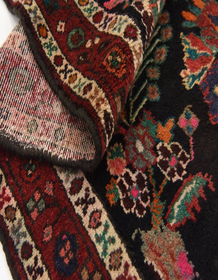 Detail image of 3' 7 x 10' Hand Knotted Liliyan Persian Wool Runner Rug