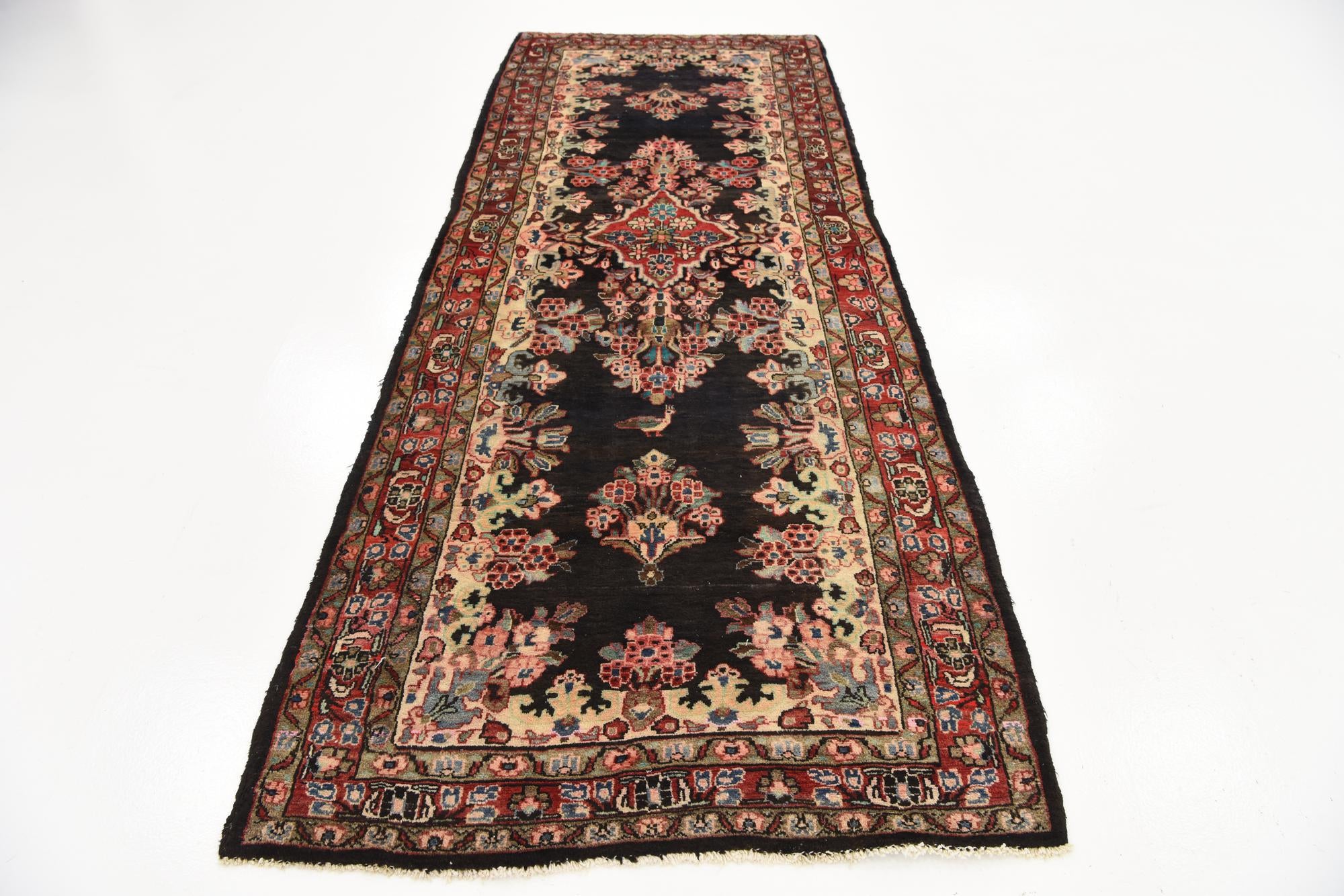 3' 10 x 10' 4 Hand Knotted Liliyan Persian Wool Runner Rug