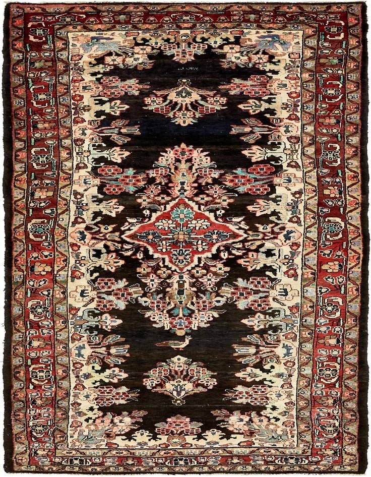 Detail image of 3' 10 x 10' 4 Hand Knotted Liliyan Persian Wool Runner Rug