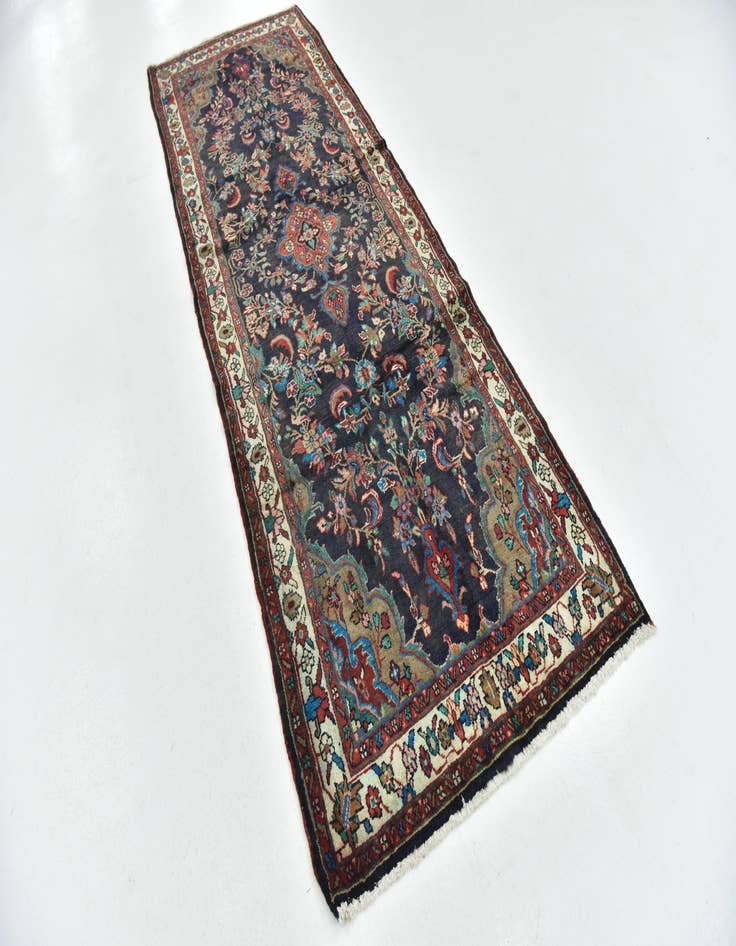 Detail image of 3' 8 x 10' 4 Hand Knotted Liliyan Persian Wool Runner Rug