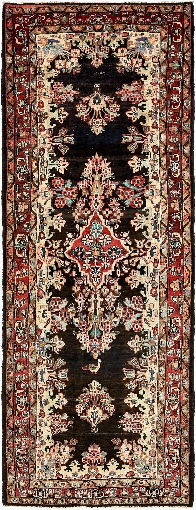 3' 10 x 10' 4  Hand Knotted Liliyan Persian Wool Runner Rug