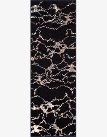 Navy Blue Madeline Runner Rug