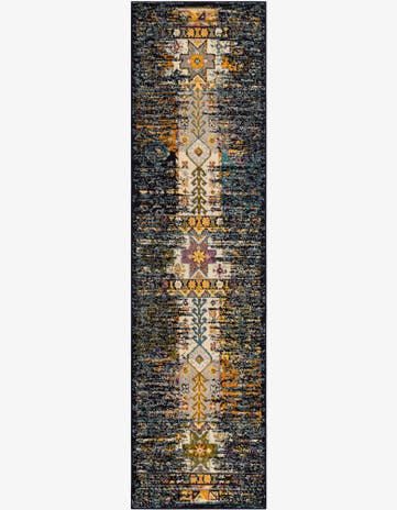 Navy Blue Madeline Runner Rug