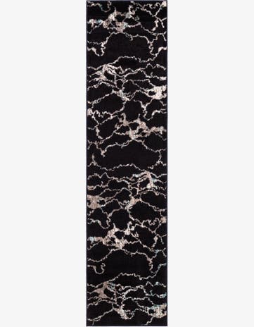 Navy Blue Madeline Runner Rug