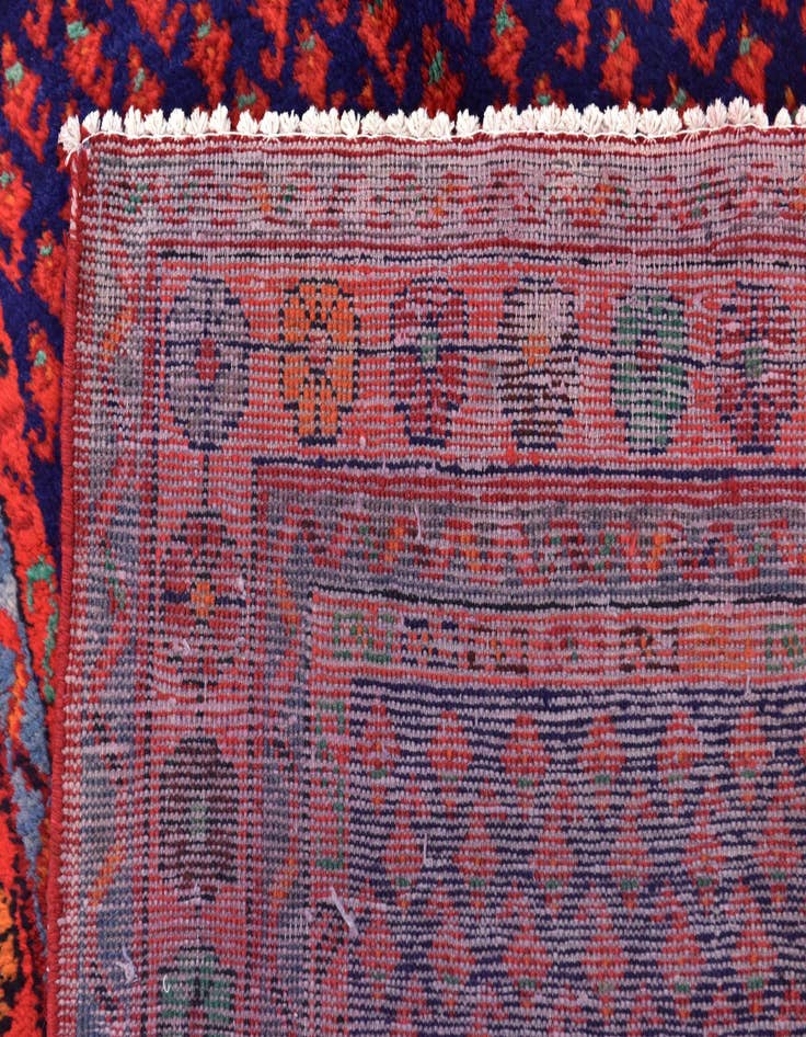 Detail image of 3' 8 x 9' 8  Hand Knotted Mahal Persian Wool Runner Rug