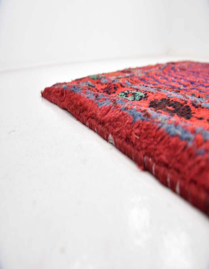 Detail image of 3' 8 x 9' 8  Hand Knotted Mahal Persian Wool Runner Rug