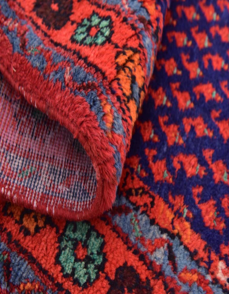 Detail image of 3' 8 x 9' 8  Hand Knotted Mahal Persian Wool Runner Rug