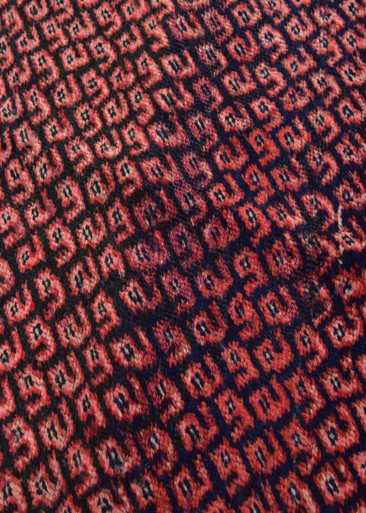 4' 2 x 9' 9 Hand Knotted Mahal Persian Wool Runner Rug