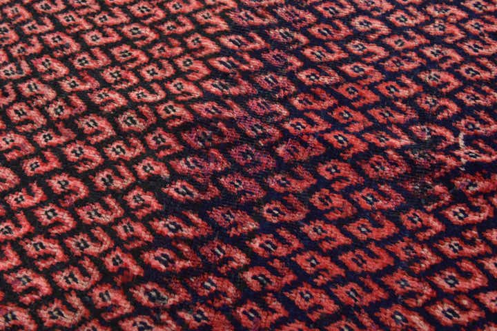 4' 2 x 9' 9 Hand Knotted Mahal Persian Wool Runner Rug