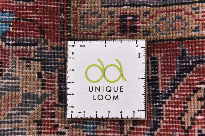 4' 8 x 10' 7 Hand Knotted Mahal Persian Wool Runner Rug
