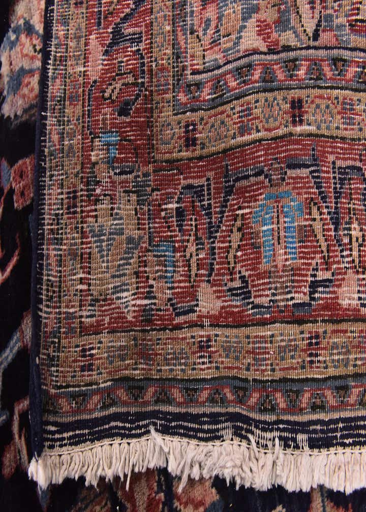 4' 8 x 10' 7 Hand Knotted Mahal Persian Wool Runner Rug