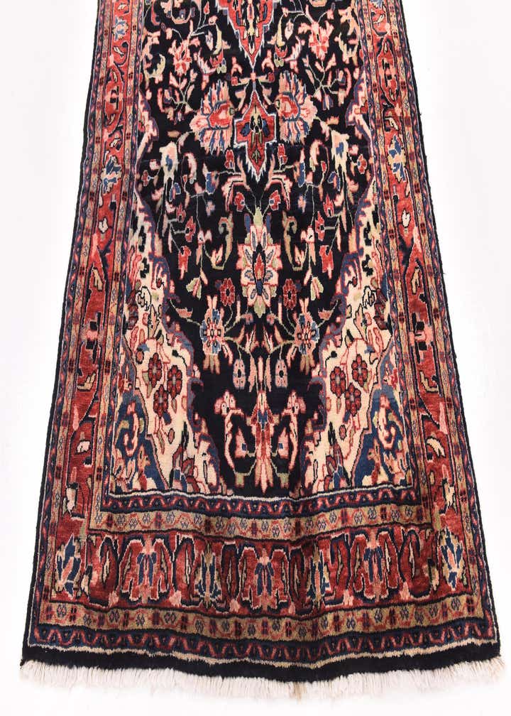 4' 8 x 10' 7 Hand Knotted Mahal Persian Wool Runner Rug