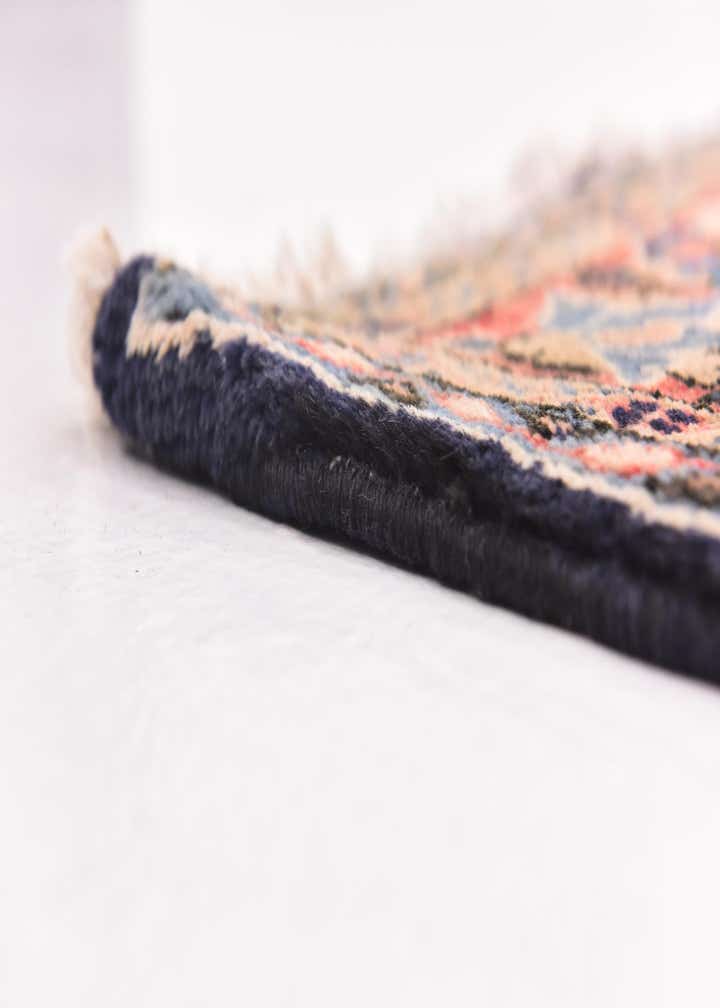 4' 8 x 10' 7 Hand Knotted Mahal Persian Wool Runner Rug