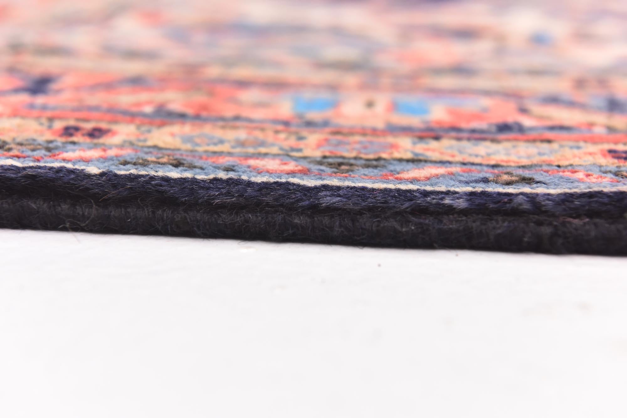 4' 8 x 10' 7 Hand Knotted Mahal Persian Wool Runner Rug