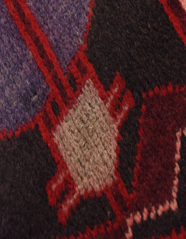 Detail image of 3' 8 x 9' 8 Hand Knotted Malayer Persian Wool Runner Rug