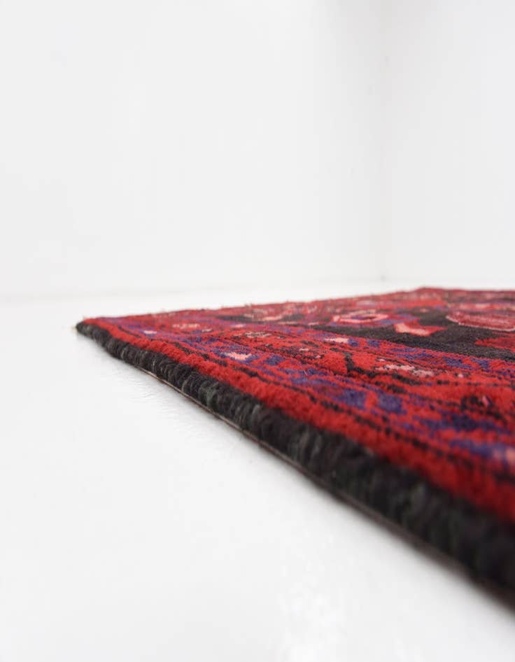 Detail image of 3' 8 x 9' 8 Hand Knotted Malayer Persian Wool Runner Rug