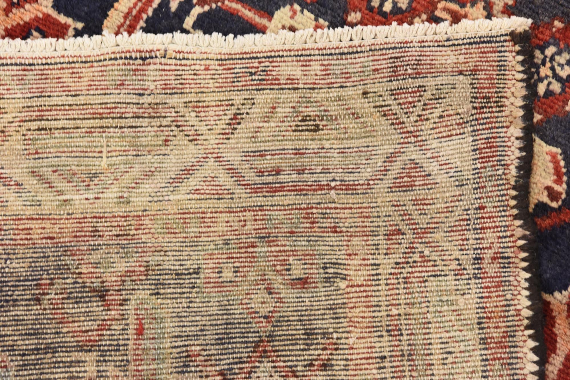 3' 8 x 9' 9 Hand Knotted Malayer Persian Wool Runner Rug