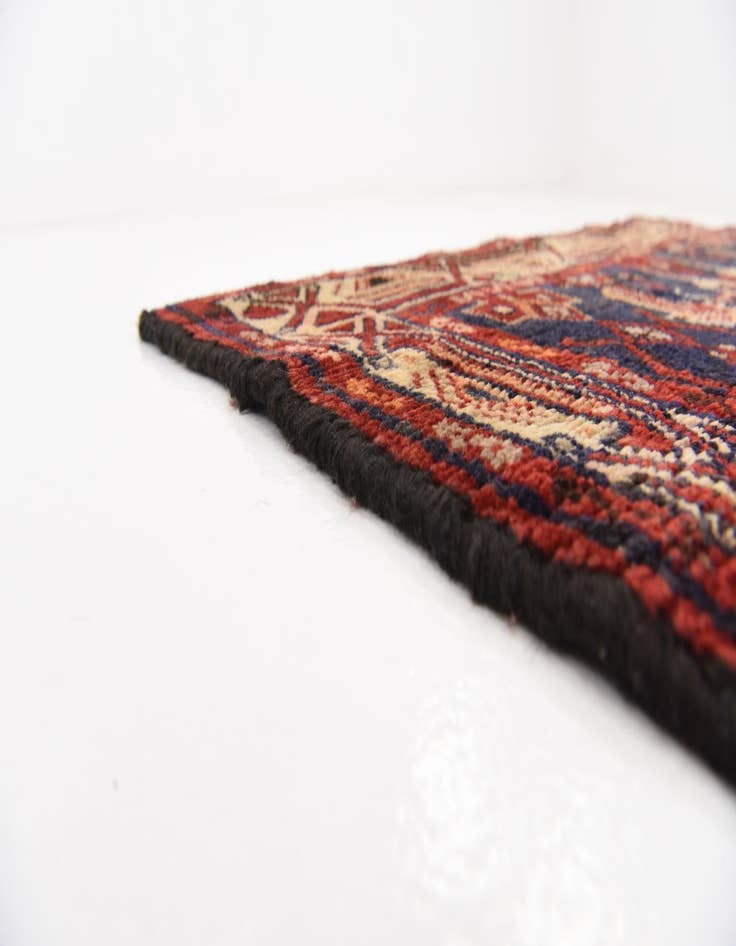 Detail image of 3' 8 x 9' 9  Hand Knotted Malayer Persian Wool Runner Rug