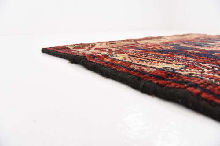 3' 8 x 9' 9 Hand Knotted Malayer Persian Wool Runner Rug