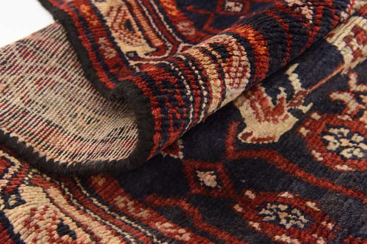 3' 8 x 9' 9 Hand Knotted Malayer Persian Wool Runner Rug