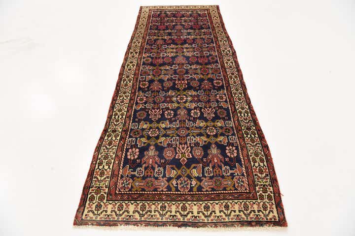 3' 5 x 9' 6 Hand Knotted Malayer Persian Wool Runner Rug