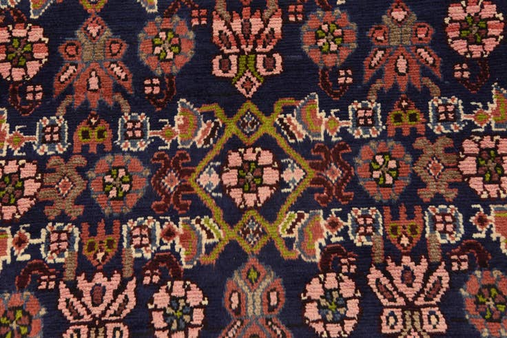 Detail image of 3' 5 x 9' 6 Hand Knotted Malayer Persian Wool Runner Rug