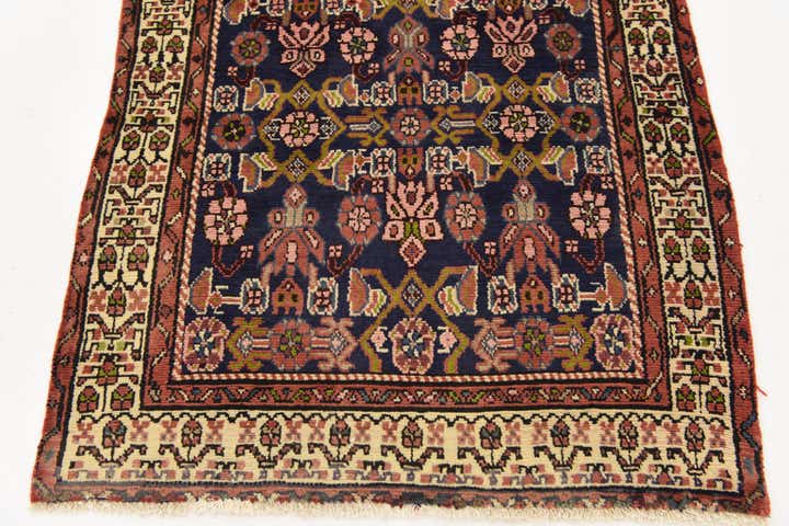 3' 5 x 9' 6 Hand Knotted Malayer Persian Wool Runner Rug