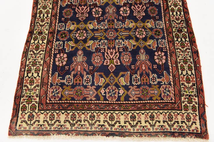 Detail image of 3' 5 x 9' 6 Hand Knotted Malayer Persian Wool Runner Rug