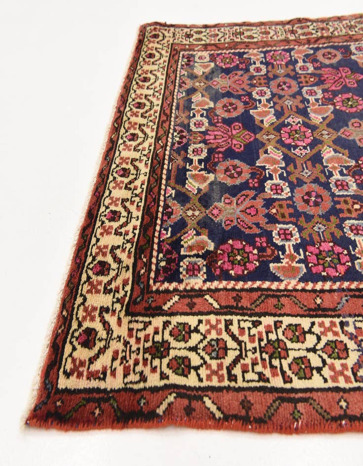 Detail image of 3' 5 x 9' 6  Hand Knotted Malayer Persian Wool Runner Rug