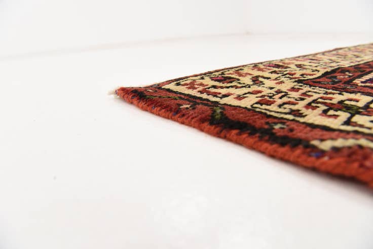 Detail image of 3' 5 x 9' 6 Hand Knotted Malayer Persian Wool Runner Rug