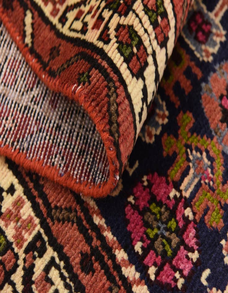 Detail image of 3' 5 x 9' 6  Hand Knotted Malayer Persian Wool Runner Rug