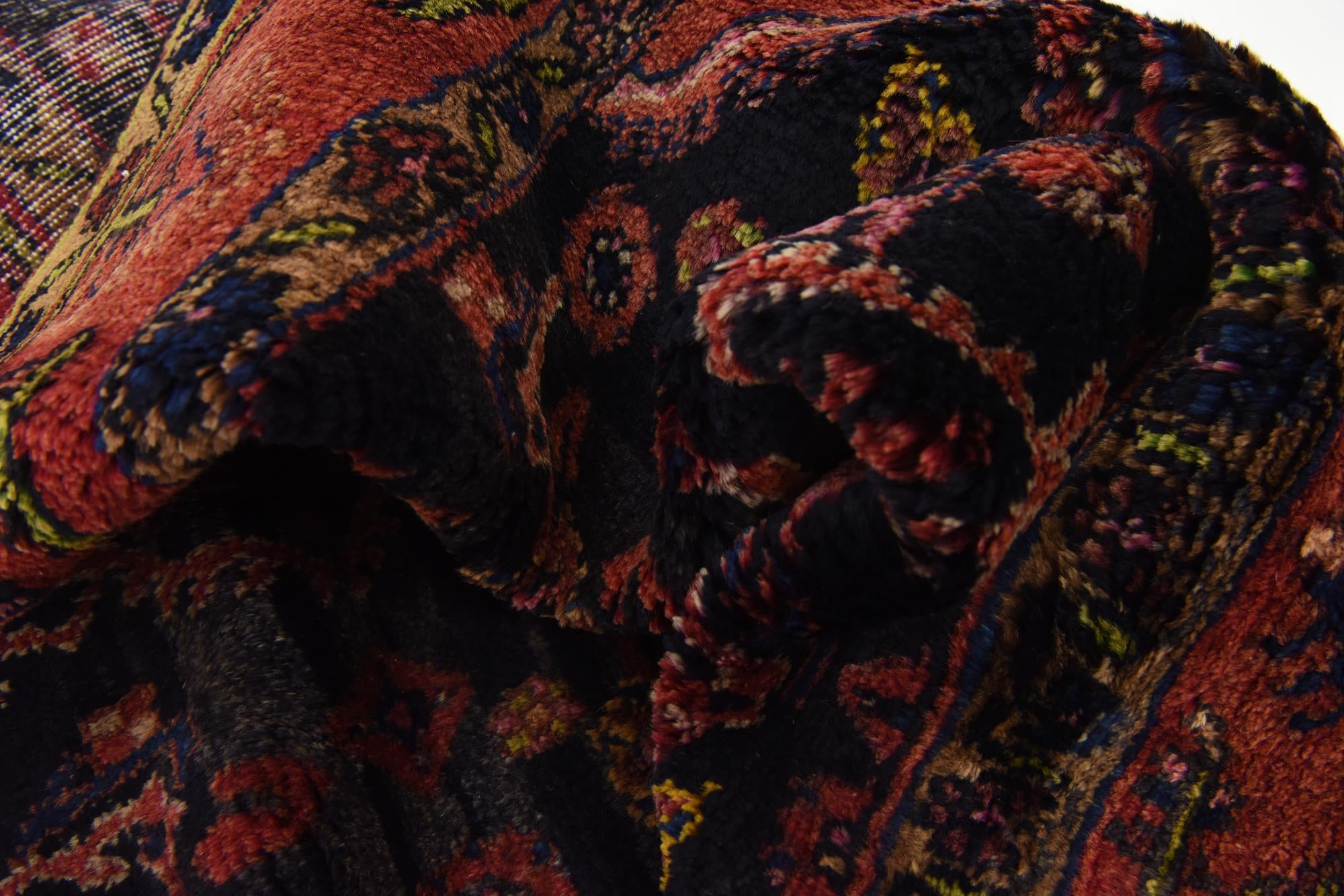 3' 6 x 10' 4 Hand Knotted Malayer Persian Wool Runner Rug