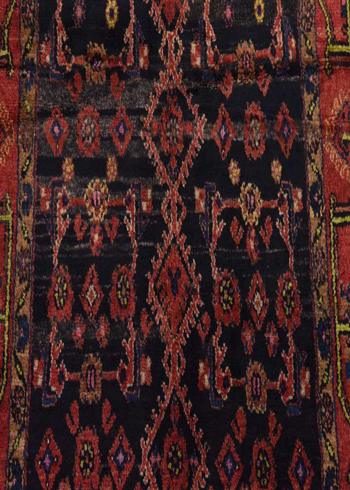 3' 6 x 10' 4 Hand Knotted Malayer Persian Wool Runner Rug